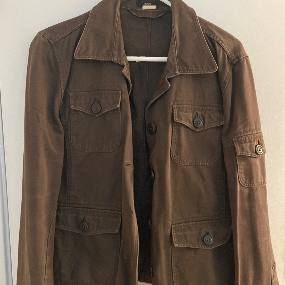 JCrew Army Green Jacket Size L